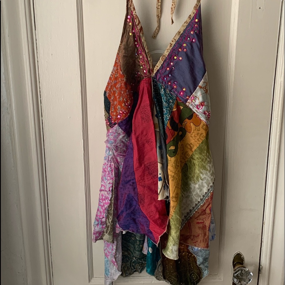 3 For $15  Sexy backless silk halter top